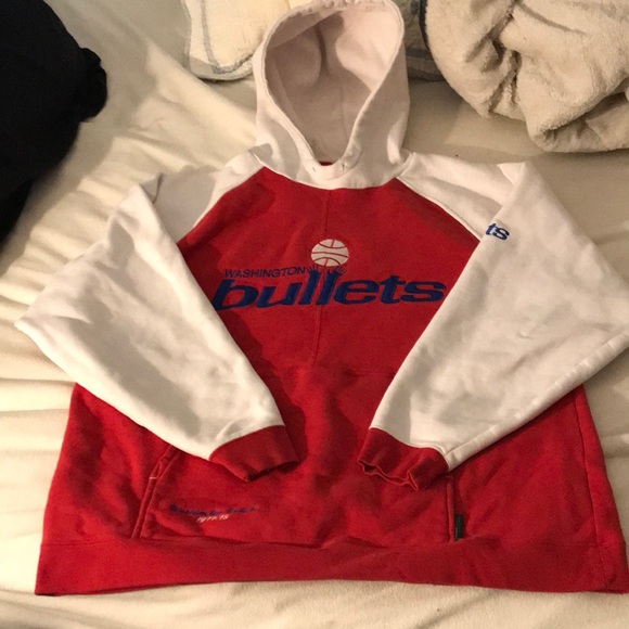 Reebok Other - Washington Bullets Lg Hooded Sweatshirt rare